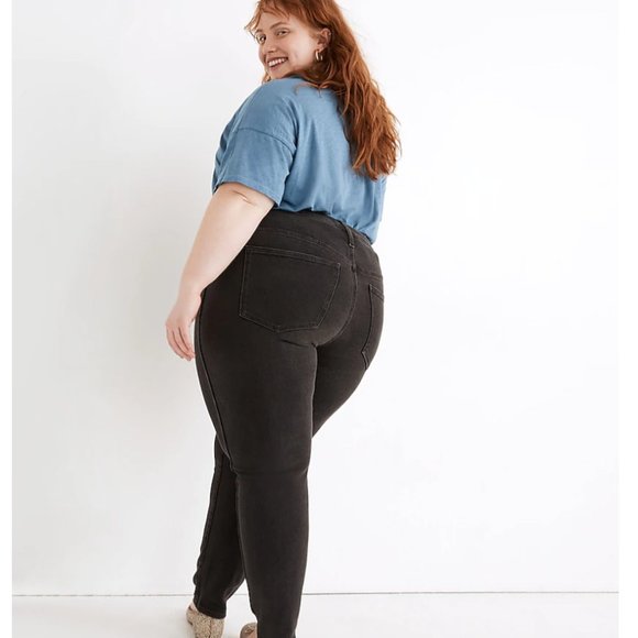 NWT MADEWELL Plus High-Rise Skinny Jeans in Starkey Wash - Picture 3 of 7